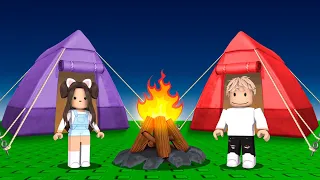 I Was FORCED To Play A ROBLOX CAMPING STORY GAME..