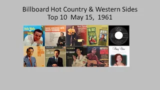 Billboard Top 10, Hot Country & Western Sides, May 15, 1961