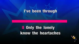 Only The Lonely - Roy Orbison (KARAOKE)