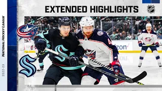 Columbus Blue Jackets vs. Seattle Kraken Jan 28, 2023 HIGHLIGHTS