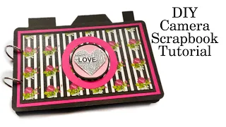 Camera Scrapbook Making Tutorial | How to Make Scrapbook Pages Part - 2