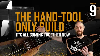 Ep 9 - Risky Business | Hand Tool Only Acoustic Travel Guitar Build - A Guitar from a 4x4 FENCE POST