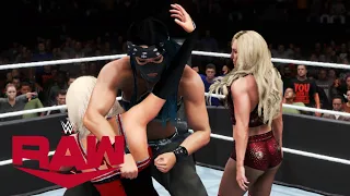 WWE 2K20 RAW CHARLOTTE VS RECKONING VS LANA