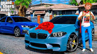 ОПЕРСКАЯ ЕЗДА В GTA 5 - ПОДАРИЛ ДРУГУ АВТОМОБИЛЬ ЕГО МЕЧТЫ! BMW M5 F10! 🌊ВОТЕР