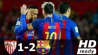 Barcelona vs Sevilla 2-1- All Goals & Extended Highlights - La Liga 04/11/2017 HD