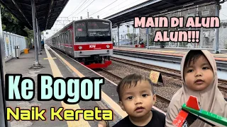 Jalan Jalan Ke Bogor. Cobain Naik Commuter Line 🚇 Seruuuuu banget 😁