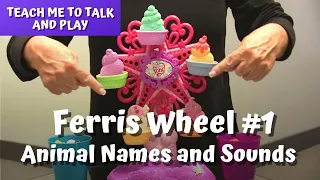 Speech Therapy Videos for Very Young Children, Animal Names and Sounds, Ferris Wheel 1