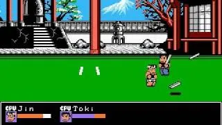 Nekketsu Kakutou Densetsu: Double Edged Sword vs Bomb Fist!