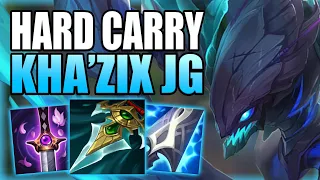 HOW TO PLAY KHA'ZIX JUNGLE & HARD CARRY ONE SHOT EDITION! - Best Build/Runes Guide League of Legends