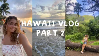 HAWAII VLOG PT.2 🌺🏝 : My 17th birthday in Oahu, went on a beautiful Hike, beaches, sunsets & more!