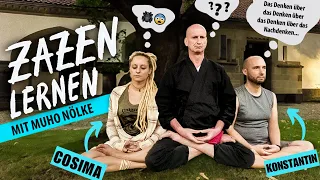 Alles außer Erleuchtung! Zazen auf dem Friedhof mit Cosima @ccvttc und Konstantin @KoWe_Travels