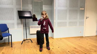 Isabella Aben - “Vaikus” muusikalist Matilda (“Quiet” from musical Matilda)