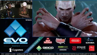 Đấu trường sinh tử Lil Majin vs  Snake   TEKKEN 7 @ EVO 2018   Day 2 Pools