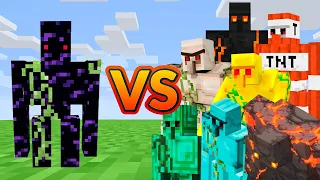 OBSIDIAN GOLEM VS ALL GOLEMS IN MINECRAFT - Mob battle