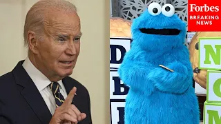 'I'll Tell You Who Did Notice, Cookie Monster': Biden Cracks Joke About Shrinkflation