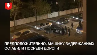 Задержания на Старовиленском тракте вечером 25 октября