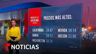 EE.UU. registra el precio de la gasolina regular más alto en tres meses | Noticias Telemundo