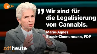 Debatte: Unionskrise und Cannabis-Legalisierung | Markus Lanz vom 20. Oktober 2021