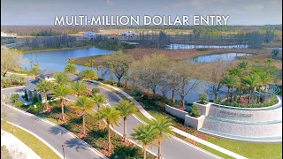 The Multi-Million Dollar Community Entrance at Winding Ridge in Wesley Chapel, Florida | GL Homes