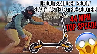 FASTEST ELECTRIC SCOOTER FOR $1,000 | LEOOUT SX10 52V 2800W