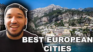 American Reacts to TOP 10 CITIES TO VISIT IN EUROPE *Best Cities in Europe*