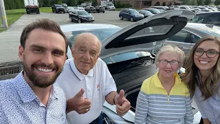 Taking my 91 Year Old Grand Parents for a Ride in a Tesla Model Y