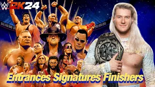 WWE 2K24 Entrances/Signatures/Finishers: Elton Prince