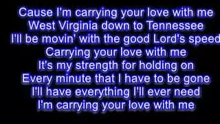 George Strait Carrying Your Love With Me Karaoke