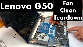 Lenovo G50 Cooling CPU Fan Cleaning & Disassembly/Teardown