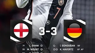 England vs Germany 3-3 all goals and highlights UEFA nations league 2022