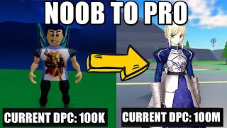 Noob To Pro In Anime Fighter Simulator F2P | DPC 100K - 100M