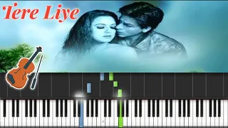 Tere Liye - Instrumental Cover | Piano Tutorial by Papai