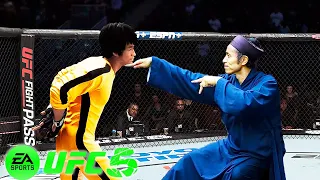 🐲 UFC5 Bruce Lee vs. Super Monk UFC 5 - Super Fight 🐲