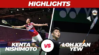 Courtside View: Kenta Nishimoto vs. Loh Kean Yew | MS 2nd Round German Open 2023