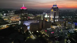 Sandton at dusk