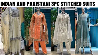 INDIAN DESIGN 3PC SUITS |PAKISTANI DESIGNER 3PC SUITS | STITCHED SUITS | LONG KURTIS #UAEMARKETBYZNH