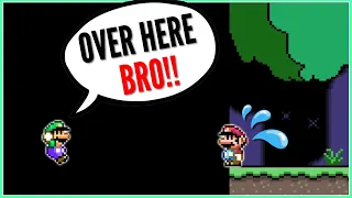 The BEST 2 Player Mario Hack Of All-Time Requires You To COMPLETELY Trust Your Brother