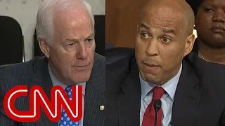 Cory Booker fires back at Cornyn's warning: 'Bring it'