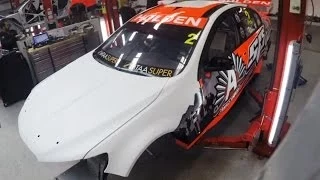 Holden Racing Team 2014 ANZAC Livery Transformation