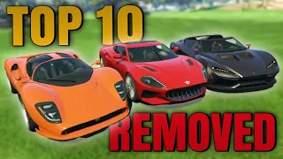 TOP 10 Best REMOVED Vehicles From GTA Online!