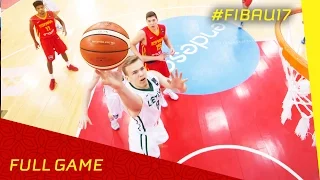 Lithuania v Spain - 3rd Place - Full Game - FIBA U17 World Championship 2016