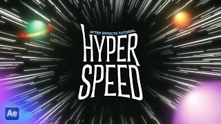 Hyper Speed Warp Animation - After Effects Tutorial