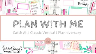 Plan with Me - 3rd Planniversary 2024 | Catch All Planner | Vertical Layout