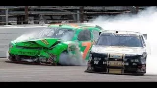 All of Danica Patrick Crashes  (Nationwide Series)