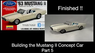 Commission Build of the Lindberg '63 Mustang II Original 1/25 scale Concept Car Part 5