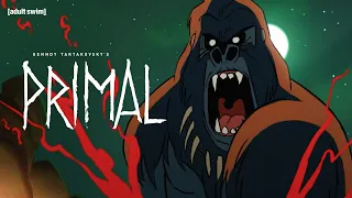 Gorilla Gladiator Battle | Genndy Tartakovsky's Primal | adult swim