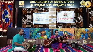 vidushi pushpakashinath and party veene recital  06  O JAGADAMBAA ANANDA BHAIRAVI ADI