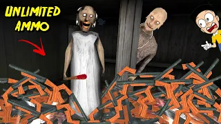 UNLIMITED GUN CHALLENGE 😂😂 GRANNY 3 ?? Granny Chapter 2 Horror Game - Deewana and Rangeela Gameplay