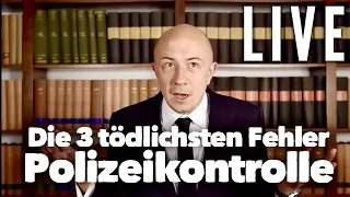 Die 3 tödlichsten Fehler in Polizeikontrolle - LIVE