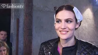 Maria Bradley - Model Talk at Fall/Winter 2012/13 Fashion Week | FashionTV